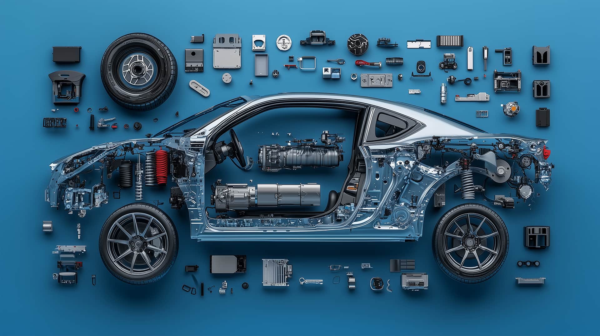 自動車を構成するパーツ